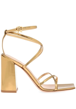 Gianvito Rossi 95mm Ludovica sandals - Gold