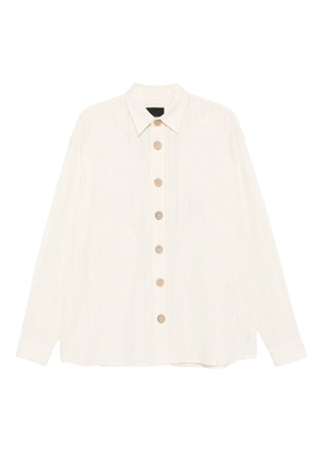 Labrum London cut-out button shirt - Neutrals