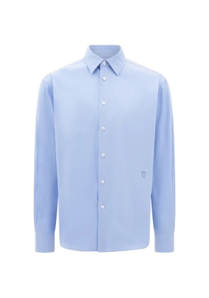Ferragamo shirt with micro print - Blue