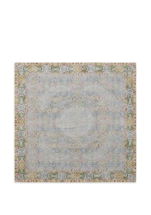 Pierre-Louis Mascia Cialda floral-pattern scarf - Blue