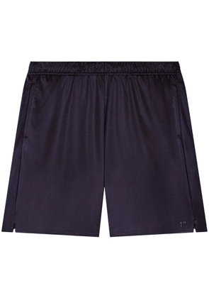 Courrèges jersey track shorts - Blue