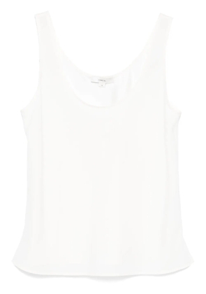Vince charmeuse tank top - White