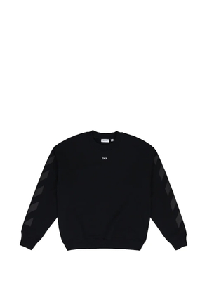 Off-White diagonal crewneck sweatshirt - Black