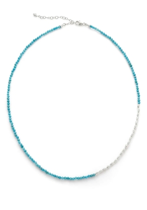 Monica Vinader Nugget Gemstone beaded necklace - Silver