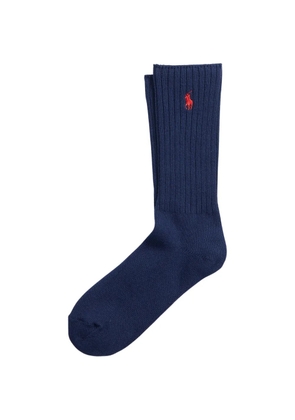 Polo Ralph Lauren logo-detail socks - Blue