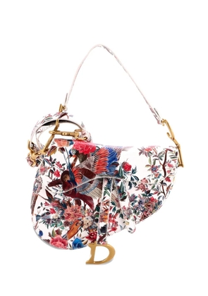 Christian Dior Pre-Owned Saddle Handbag with Strap Printed Leather Medium shoulder bag - Multicolour