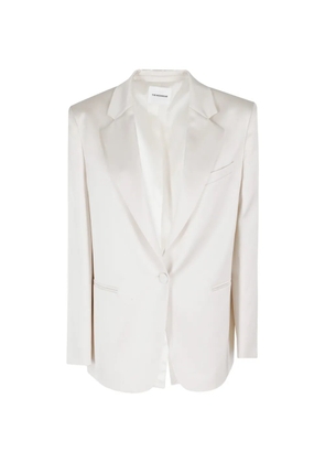 THE ANDAMANE notched-lapel blazer - White