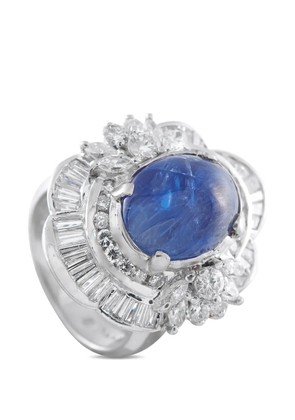 LB Exclusive sapphire and diamond ring - Silver
