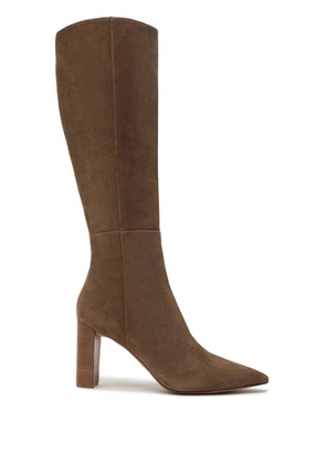 Alexandre Birman Elisa 85mm suede boots - Brown