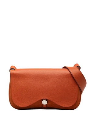 Hermès Pre-Owned 2005 Vache Liege and Toile Sac Colorado PM shoulder bag - Orange