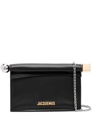Jacquemus La Petite Pochette Rond Carré clutch bag - Black