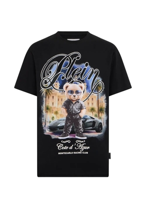 Philipp Plein print-detail T-shirt - Black