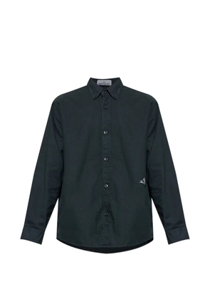 Stone Island embroidered shirt - Blue