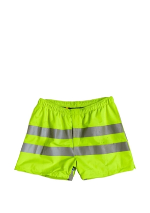 GALLERY DEPT. Toxic Zuma reflective-stripes shorts - Yellow