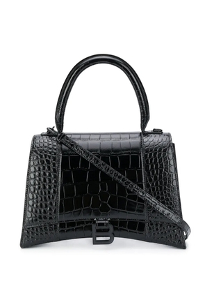 Balenciaga croc embossed effect tote bag - Black