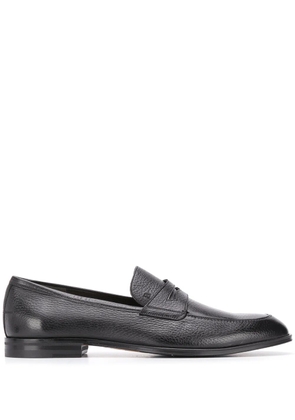 Bally Webb grained-effect penny loafers - Black