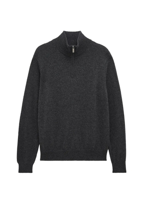 Pringle of Scotland quarter-zip cashmere sweater - Grey