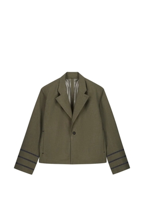 Coperni striped tailored jacket - Green