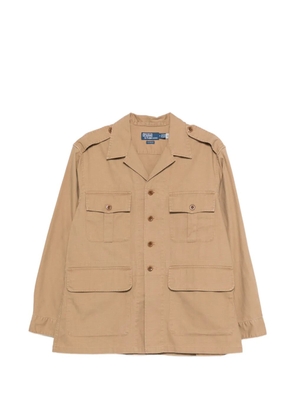Polo Ralph Lauren button-fastening flap-pocket shirt - Neutrals