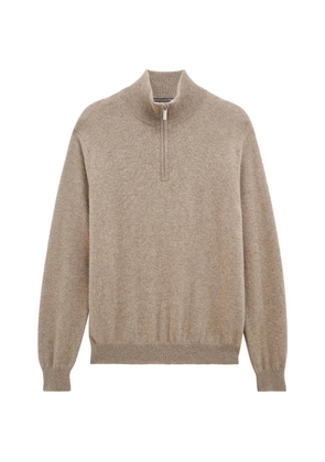 Pringle of Scotland quarter-zip cashmere sweater - Neutrals