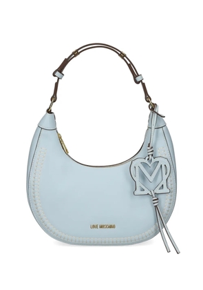 Love Moschino heart-charm shoulder bag - Blue