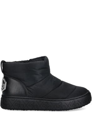 GUESS USA Urana quilted logo boots - Black