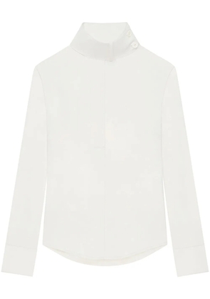 Courrèges scarf-detail blouse - White