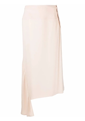 Jil Sander high-waisted asymmetric skirt - Pink