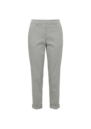 Peserico cuffed trousers - Grey