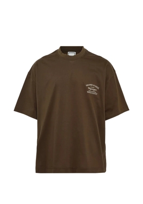 Wooyoungmi printed T-shirt - Brown