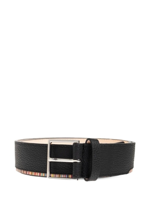 Paul Smith grained buckled belt - Black