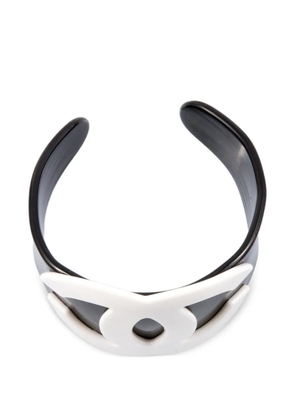 CHANEL Pre-Owned 2000s large black cuff bracelet