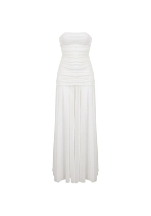 Retrofete Adele strapless maxi dress - White