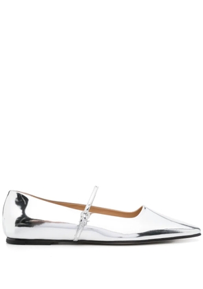Dear Frances Mary Jane ballet flats - Silver