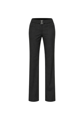 Reformation Cherie straight-leg trousers - Black