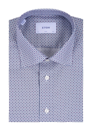Eton patterned collared shirt - Purple