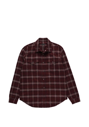 MONFRÈRE Eastwood checked shirt - Red