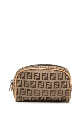 Fendi Pre-Owned 2000-2010 Zucchino Canvas pouch - Brown