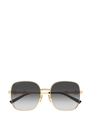 Gucci Eyewear round-frame sunglasses - Gold