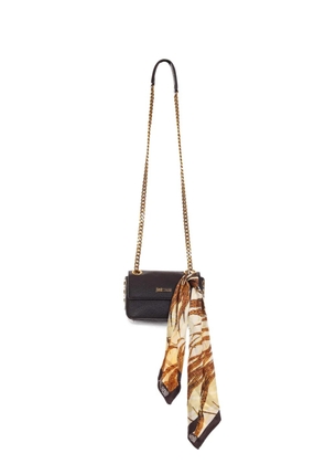 Just Cavalli scarf-detail shoulder bag - Black