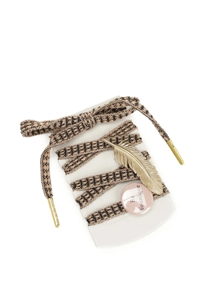 Golden Goose charm-detail shoelaces - Neutrals