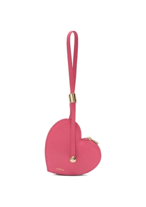 Furla Laura heart leather coin case - Pink
