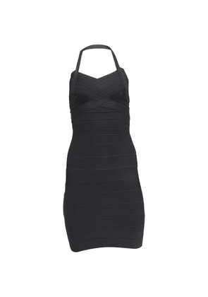 Hervé Léger Pre-Owned backless mini dress - Grey