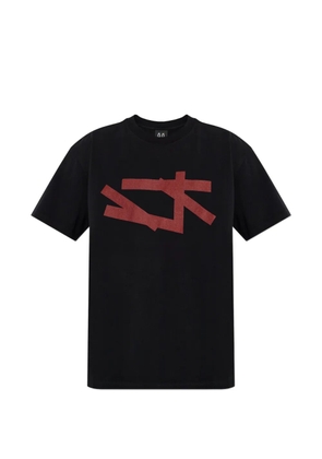 44 LABEL GROUP graphic crew-neck T-shirt - Black