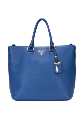 Prada Pre-Owned Phoenix pebble-grain top handle bag - Blue