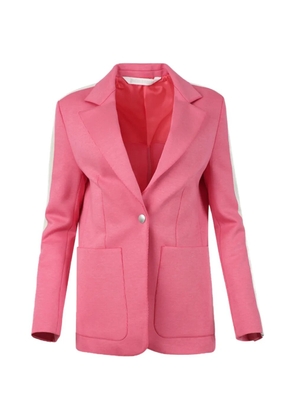 Palm Angels single breasted stripe-trim blazer - Pink