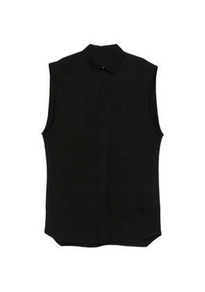 Rick Owens Jumbo button fastening overshirt - Black