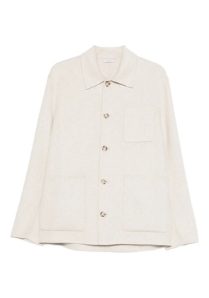 Manuel Ritz long-sleeved shirt jacket - Neutrals