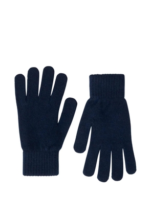 Pringle of Scotland classic cashmere gloves - Blue