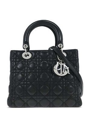 Christian Dior Pre-Owned 2010 cannage 2way tote bag - Black